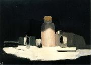 Nicolas de Stael The evase Bottle of short-necked oil on canvas